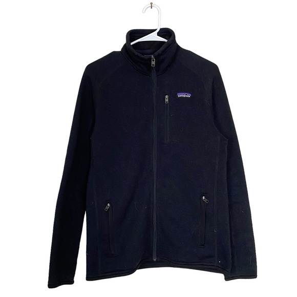 Patagonia Black Better Sweater Full Zip Fleece Performance Jacket Size Small - Picture 2 of 6